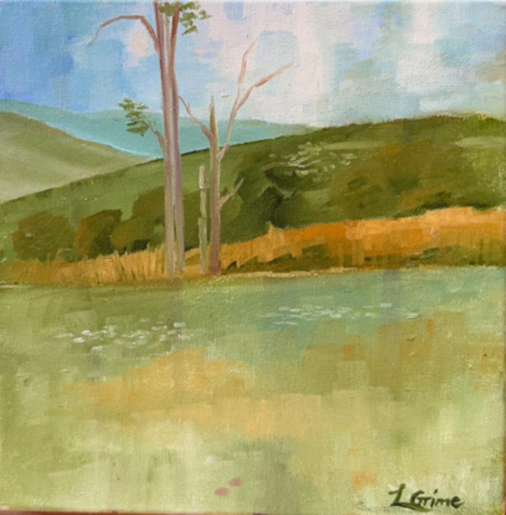 Laura Grime Painting – Christie Picnic Spot