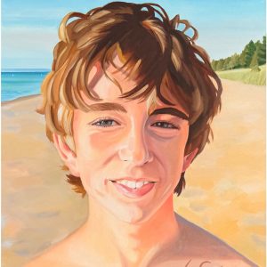 Laura Grime Painting – Max Full Sun