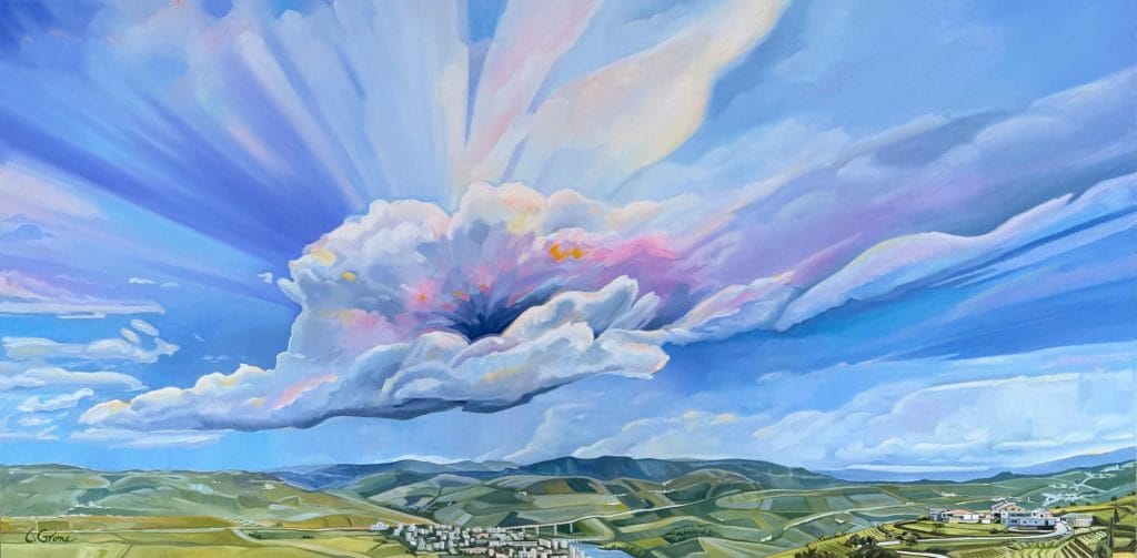 Laura Grime Painting – The Portugal Cloud
