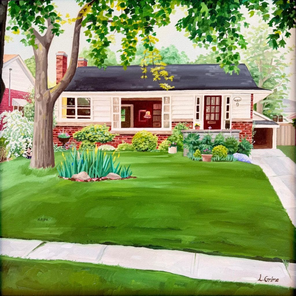 Laura Grime Painting – The First House