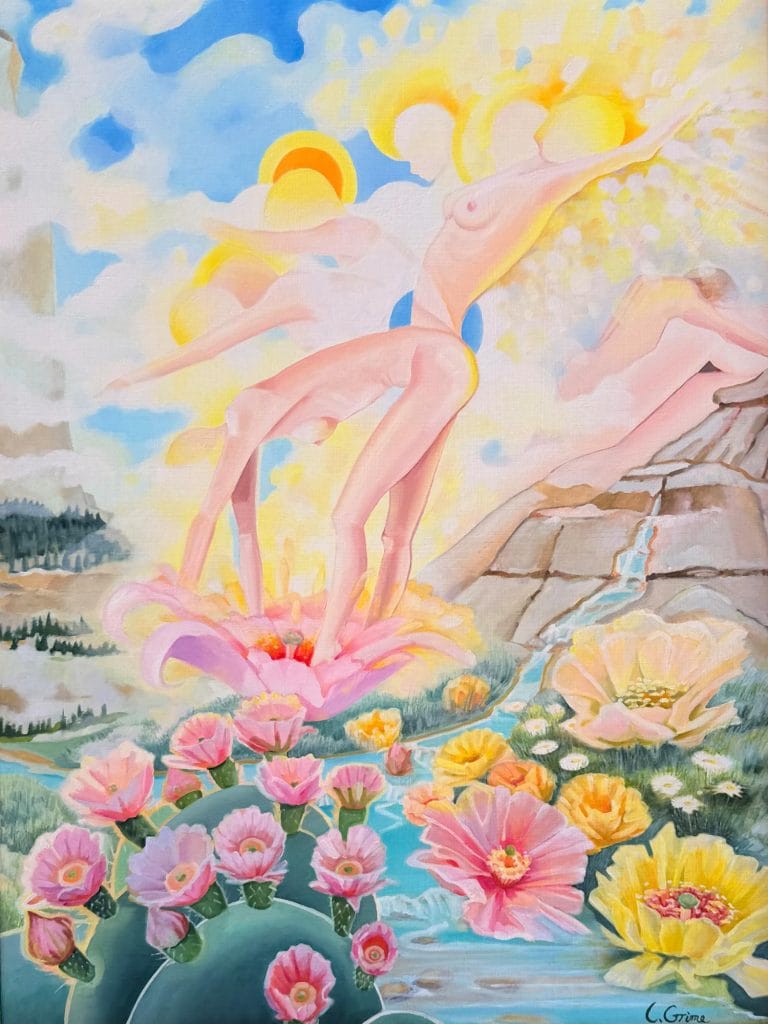 Laura Grime Painting – White Moment