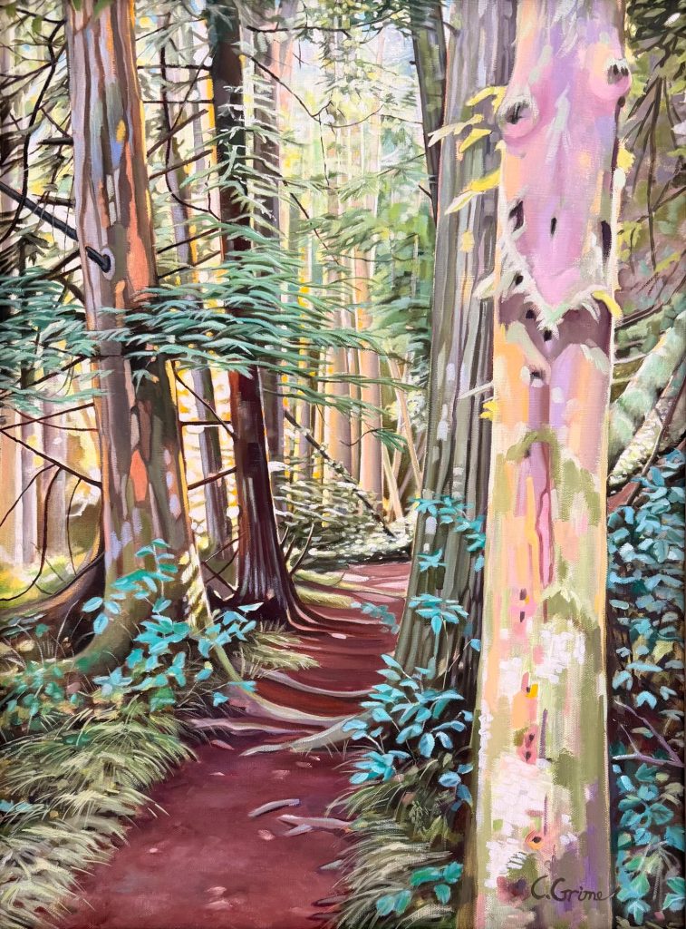 Laura Grime Painting - Aphrodite Found in Galliano Island, BC