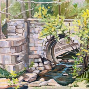 Laura Grime Painting - Bissel Park – Abandoned Viaduct