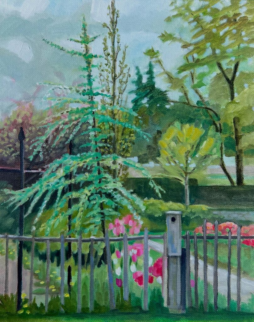 Laura Grime Painting - Templin Gardens